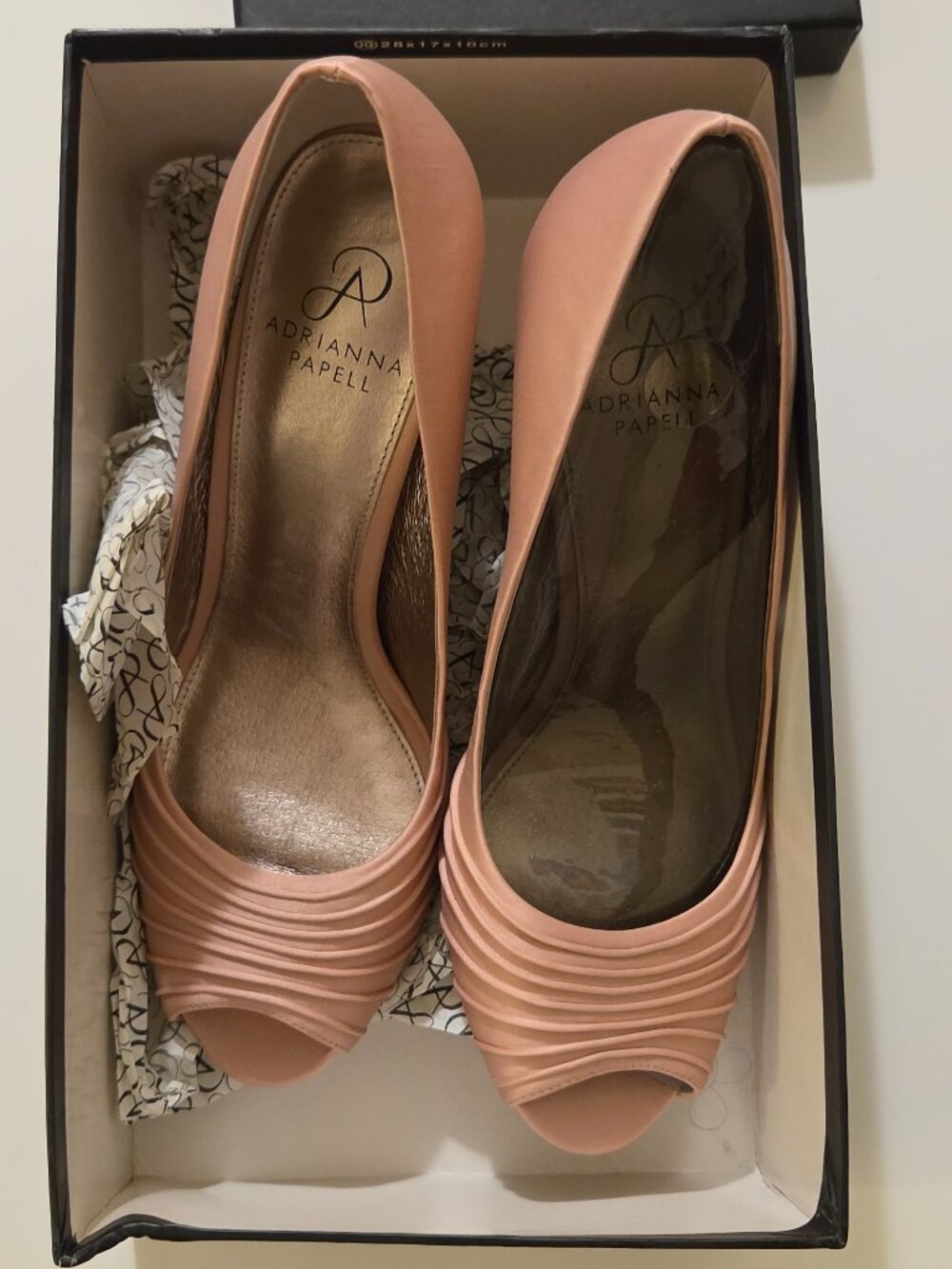 Adrianna Papell Farrel Tea Rose Classic Satin
